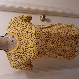 An animal print Levi shirt